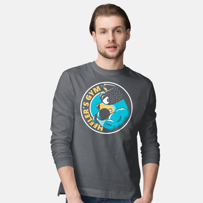 Heeler's Gym-Mens-Long Sleeved-Tee-retrodivision