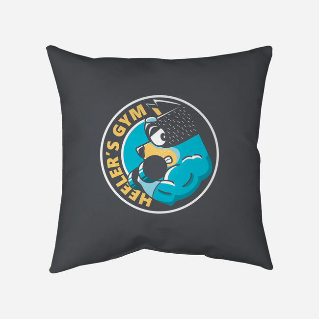 Heeler's Gym-None-Removable Cover-Throw Pillow-retrodivision