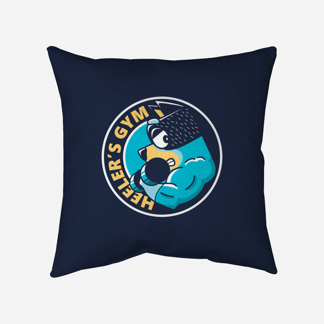 Heeler's Gym-None-Removable Cover-Throw Pillow-retrodivision