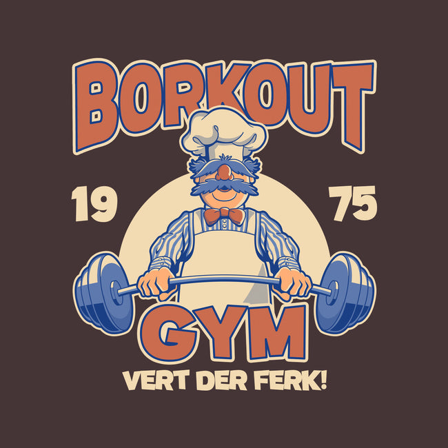 Borkout Gym-None-Removable Cover w Insert-Throw Pillow-retrodivision