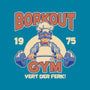 Borkout Gym-Unisex-Basic-Tee-retrodivision