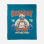 Borkout Gym-None-Fleece-Blanket-retrodivision