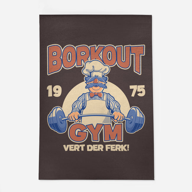 Borkout Gym-None-Indoor-Rug-retrodivision