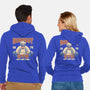 Borkout Gym-Unisex-Zip-Up-Sweatshirt-retrodivision