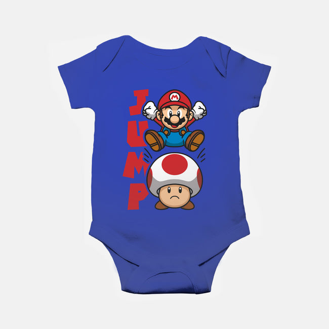 Toad Jump-Baby-Basic-Onesie-Astoumix