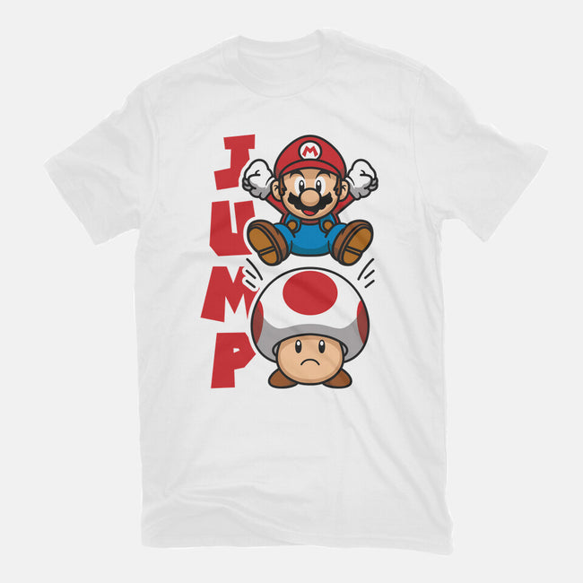 Toad Jump-Womens-Fitted-Tee-Astoumix