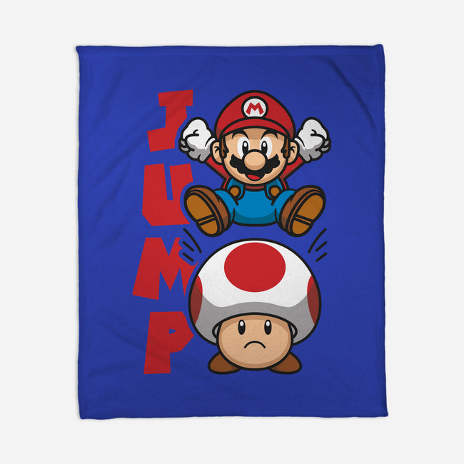 Toad Jump-None-Fleece-Blanket-Astoumix