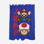 Toad Jump-None-Polyester-Shower Curtain-Astoumix