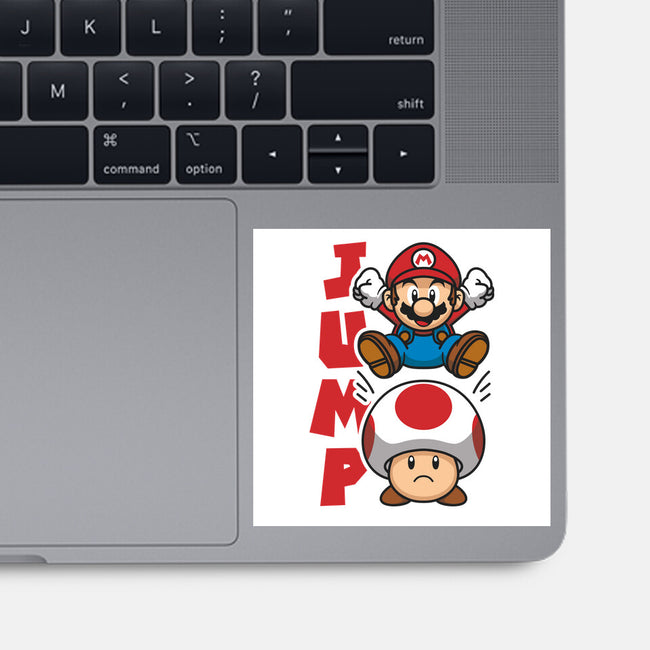 Toad Jump-None-Glossy-Sticker-Astoumix