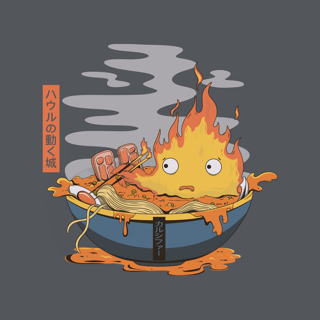 Calcifer Ramen-Mens-Long Sleeved-Tee-Claudia