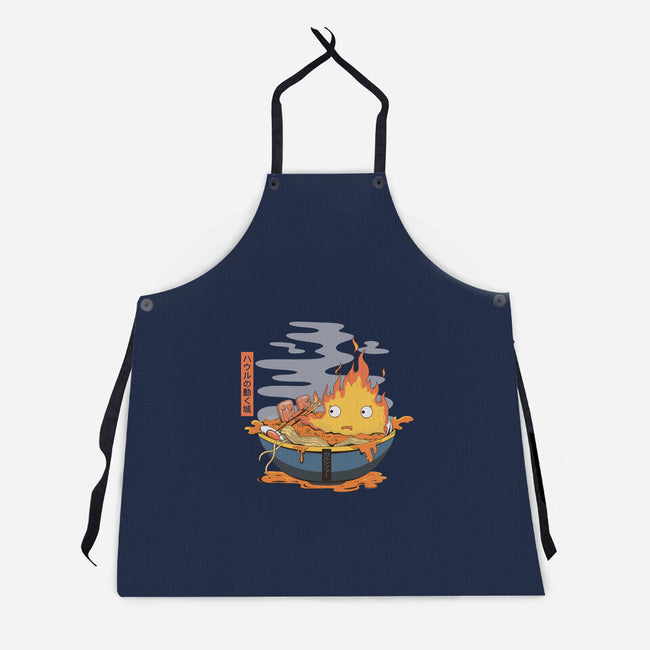 Calcifer Ramen-Unisex-Kitchen-Apron-Claudia