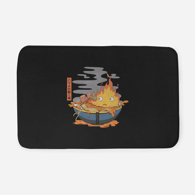 Calcifer Ramen-None-Memory Foam-Bath Mat-Claudia