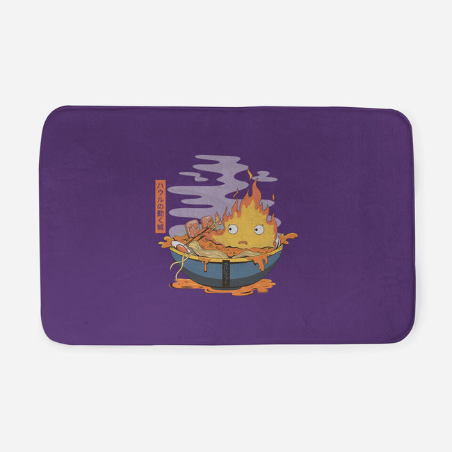 Calcifer Ramen-None-Memory Foam-Bath Mat-Claudia