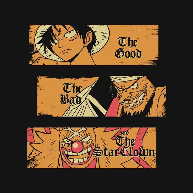 The Good The Bad And The Star Clown-Womens-V-Neck-Tee-naomori