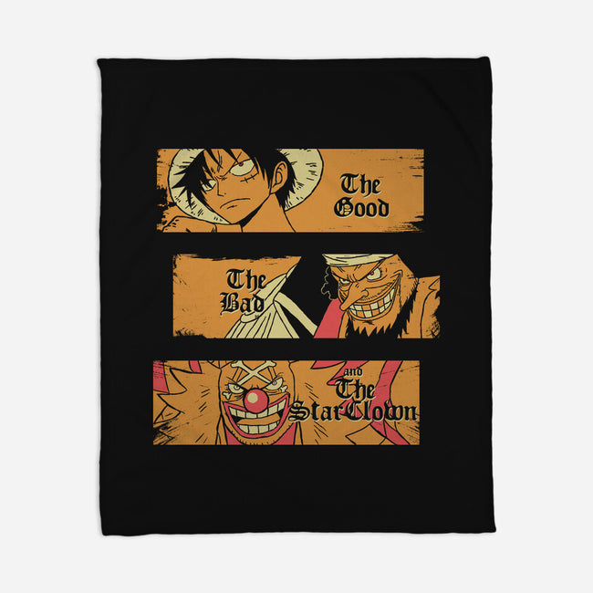 The Good The Bad And The Star Clown-None-Fleece-Blanket-naomori