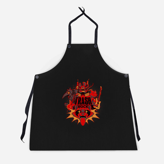 Trash Rock-Unisex-Kitchen-Apron-Kabuto Studio