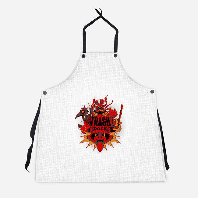 Trash Rock-Unisex-Kitchen-Apron-Kabuto Studio