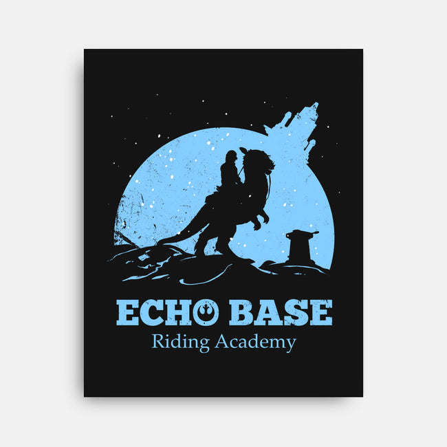 Echo Base Riding Academy-None-Stretched-Canvas-drbutler