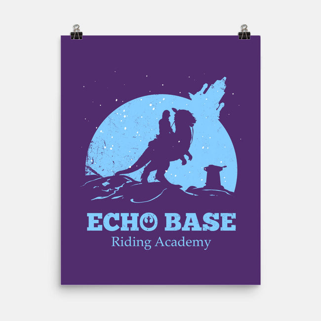 Echo Base Riding Academy-None-Matte-Poster-drbutler