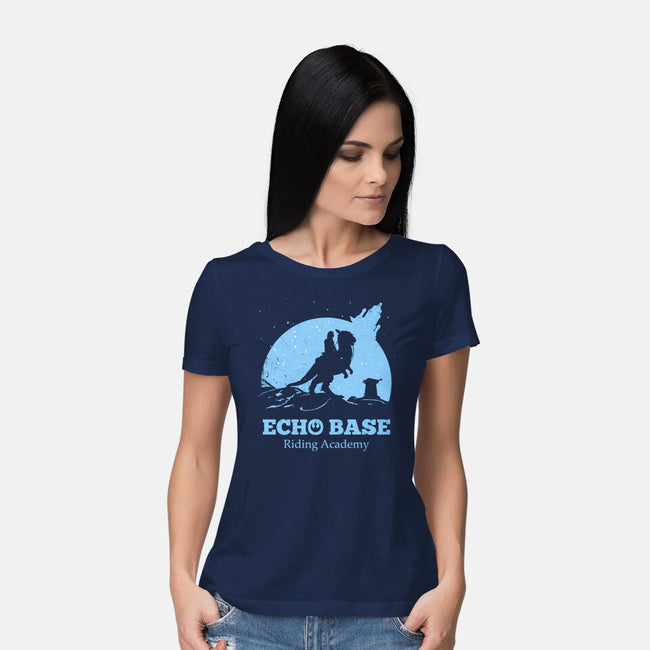 Echo Base Riding Academy-Womens-Basic-Tee-drbutler