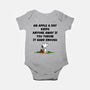 An Apple A Day-Baby-Basic-Onesie-drbutler