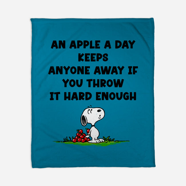 An Apple A Day-None-Fleece-Blanket-drbutler