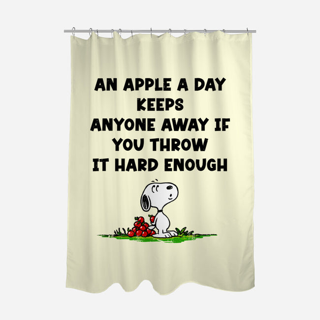 An Apple A Day-None-Polyester-Shower Curtain-drbutler