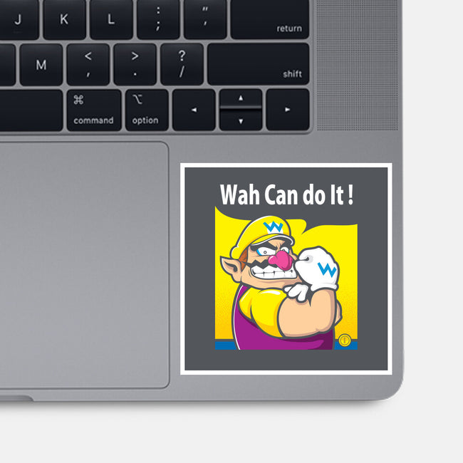 Wah Can Do It-None-Glossy-Sticker-arace