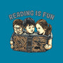 Reading Is Fun For Us-None-Fleece-Blanket-momma_gorilla