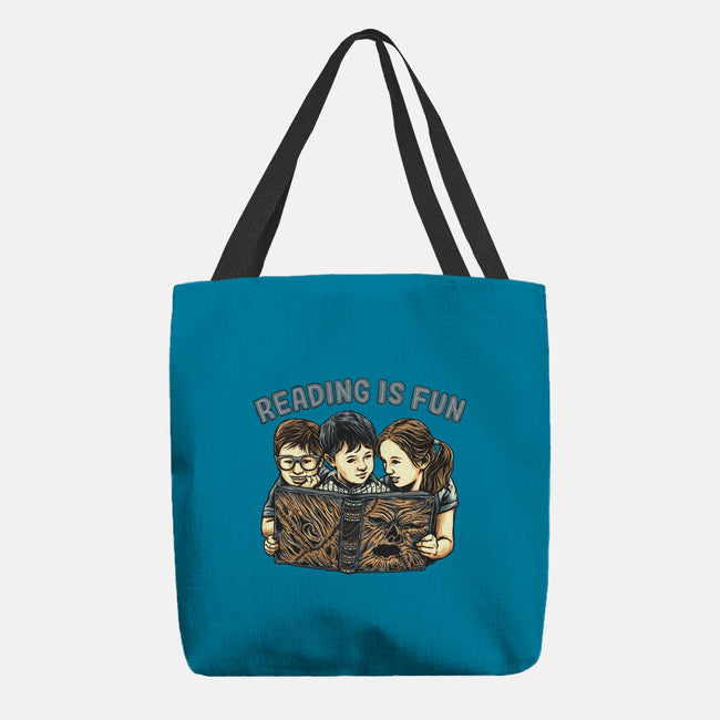 Reading Is Fun For Us-None-Basic Tote-Bag-momma_gorilla