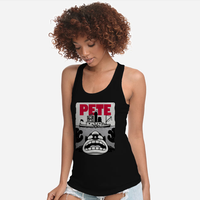 Pete-Womens-Racerback-Tank-Raffiti