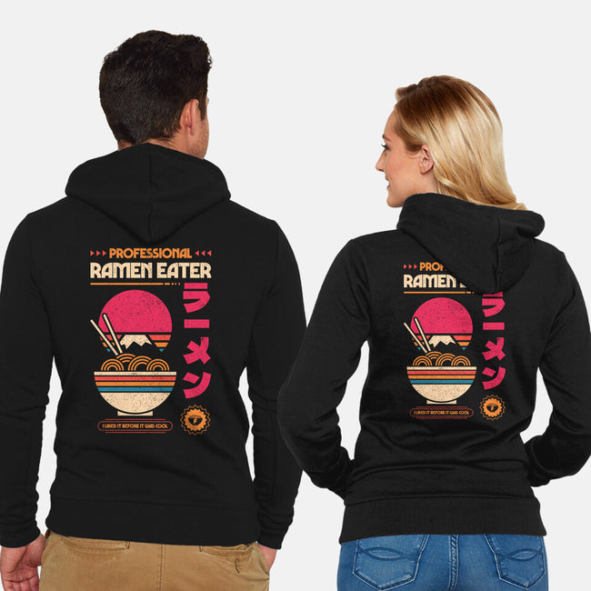 Professional Ramen Eater-Unisex-Zip-Up-Sweatshirt-sachpica