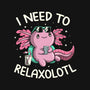 I Need To Relaxalotl-None-Removable Cover w Insert-Throw Pillow-koalastudio