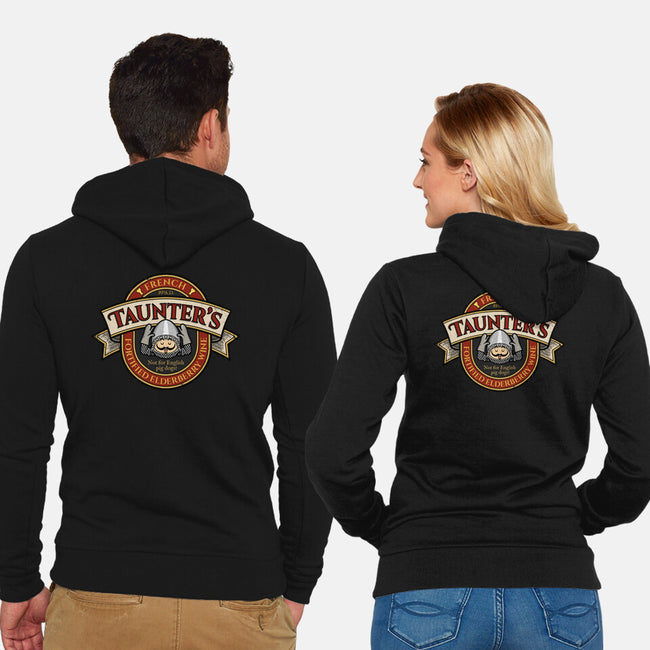 Taunter’s Wine-Unisex-Zip-Up-Sweatshirt-drbutler