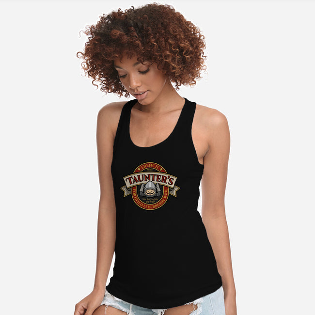 Taunter’s Wine-Womens-Racerback-Tank-drbutler