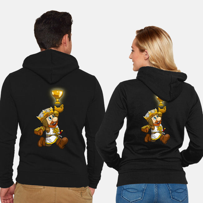 Super Grail Bros-Unisex-Zip-Up-Sweatshirt-drbutler