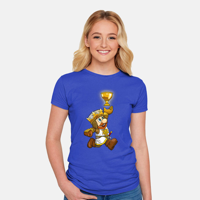 Super Grail Bros-Womens-Fitted-Tee-drbutler