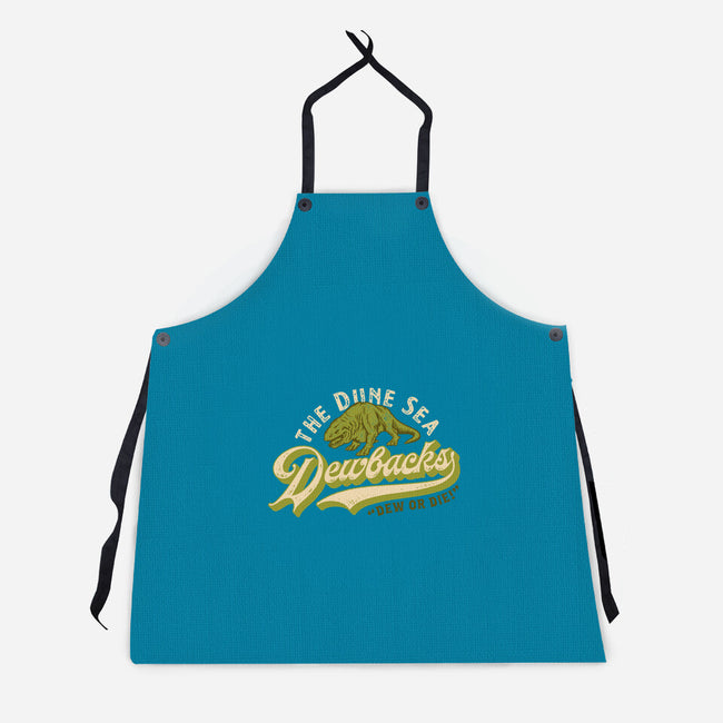 Dune Sea Dewbacks-Unisex-Kitchen-Apron-Wheels