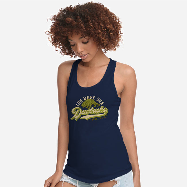 Dune Sea Dewbacks-Womens-Racerback-Tank-Wheels