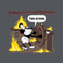 Everything's Fine On The Steamboat-None-Glossy-Sticker-rocketman_art