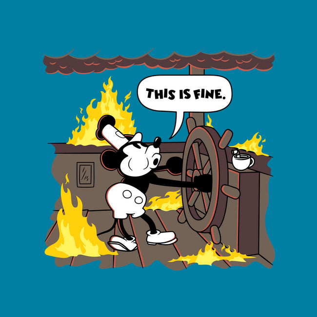 Everything's Fine On The Steamboat-Mens-Premium-Tee-rocketman_art