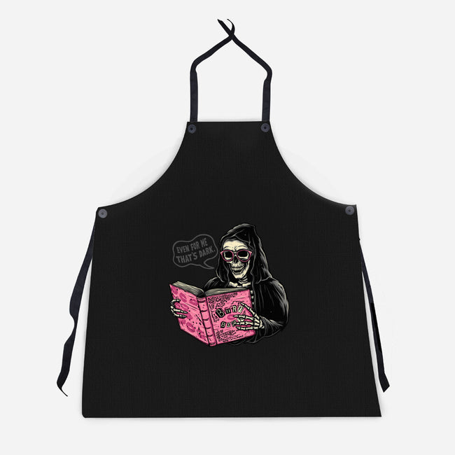 Burn Book-Unisex-Kitchen-Apron-momma_gorilla