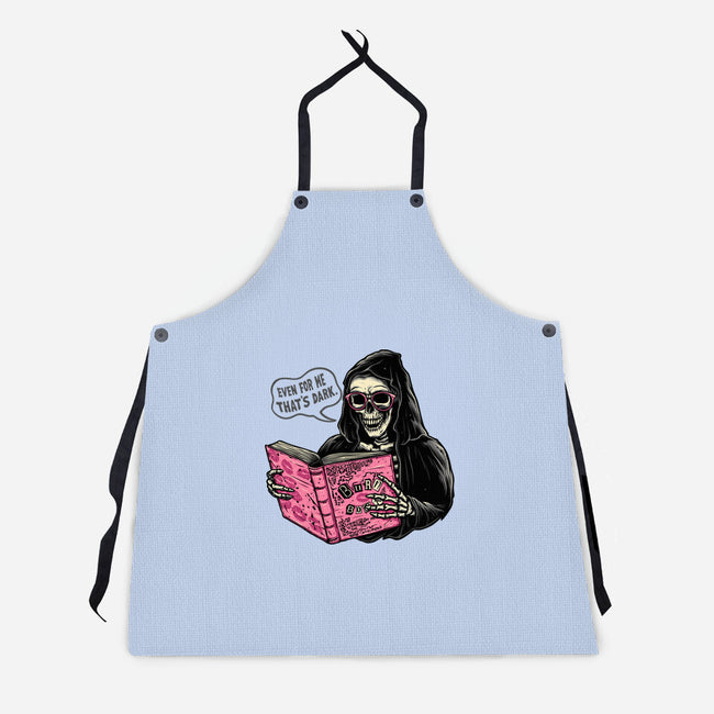 Burn Book-Unisex-Kitchen-Apron-momma_gorilla