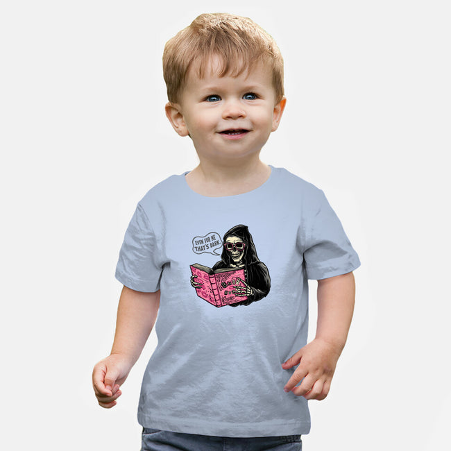 Burn Book-Baby-Basic-Tee-momma_gorilla