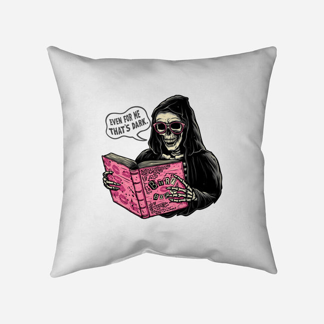 Burn Book-None-Removable Cover-Throw Pillow-momma_gorilla