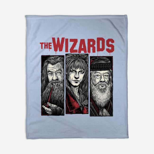 The Wizards-None-Fleece-Blanket-momma_gorilla