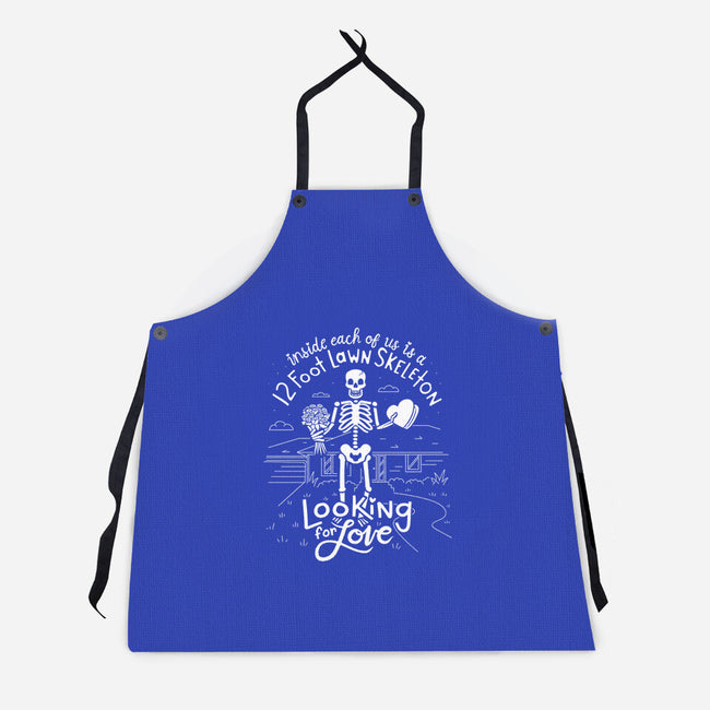 Looking For Love-Unisex-Kitchen-Apron-Aarons Art Room