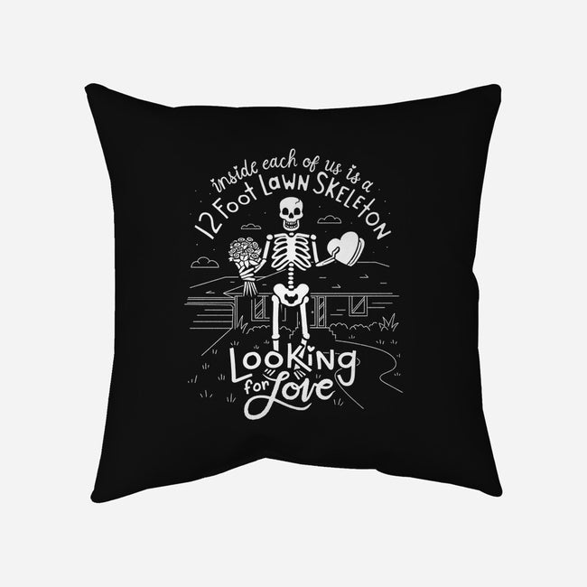 Looking For Love-None-Removable Cover-Throw Pillow-Aarons Art Room