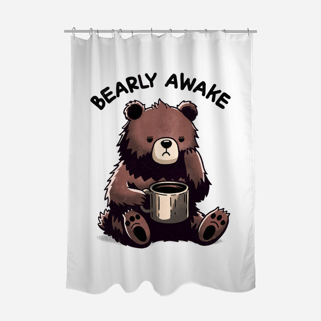 Bearly Awake-None-Polyester-Shower Curtain-fanfreak1