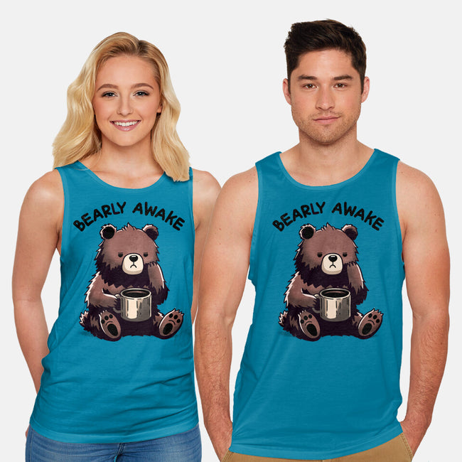 Bearly Awake-Unisex-Basic-Tank-fanfreak1